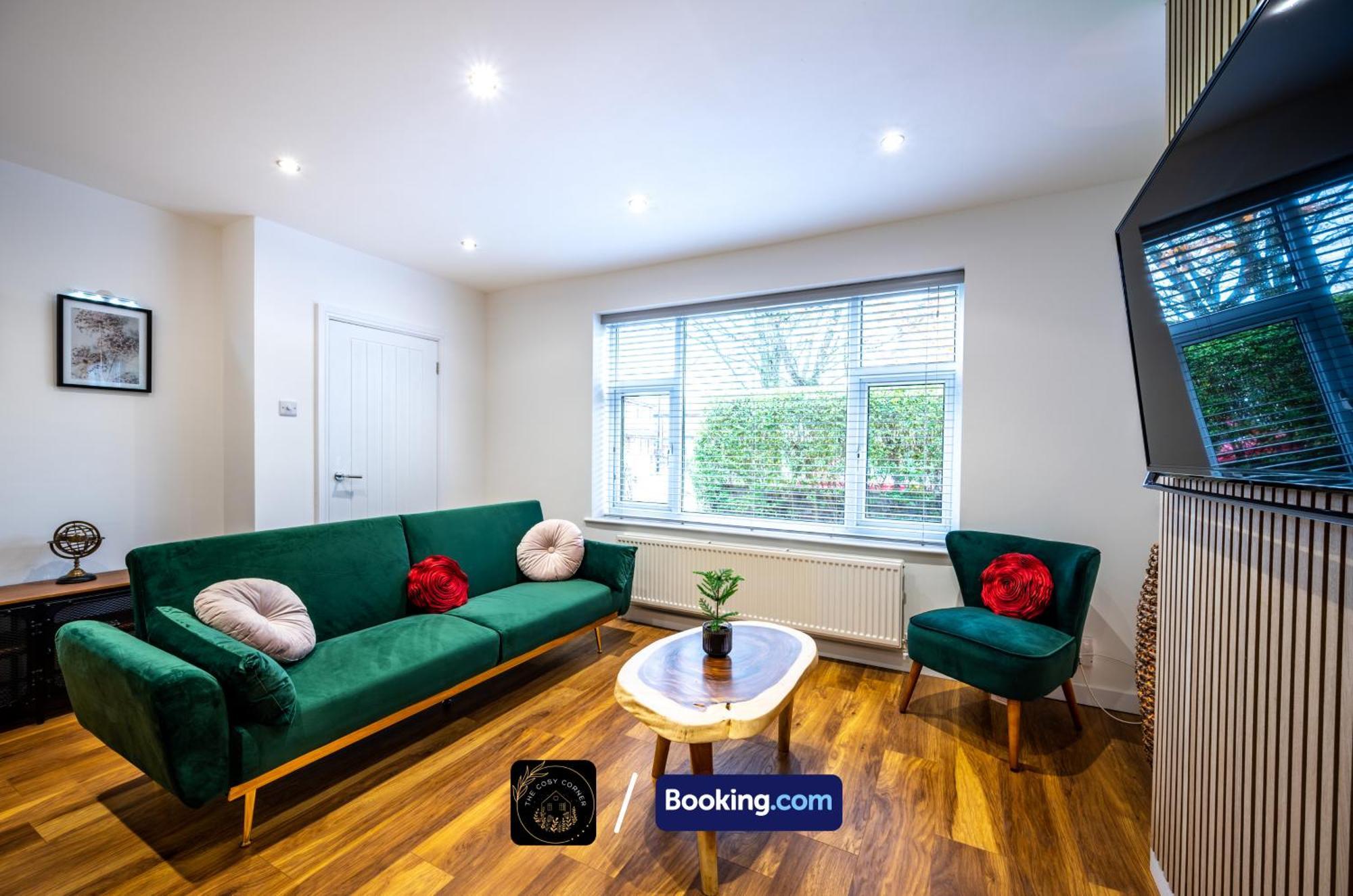Ferienwohnung Cosy 3-Bed House, Garden & Free Parking In Stretford Manchester Exterior foto